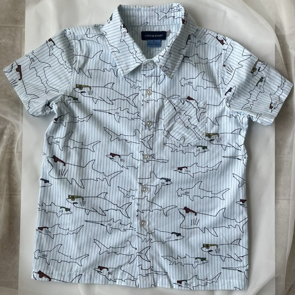 4t Boys Dress up shirt - button down shirt - Toddler dress up casual shir